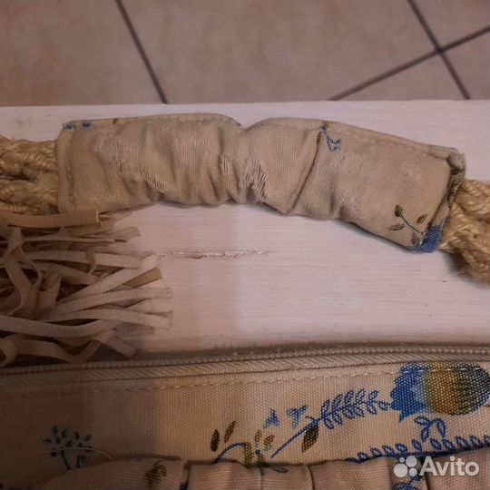 Сумка льняная Страдивариус