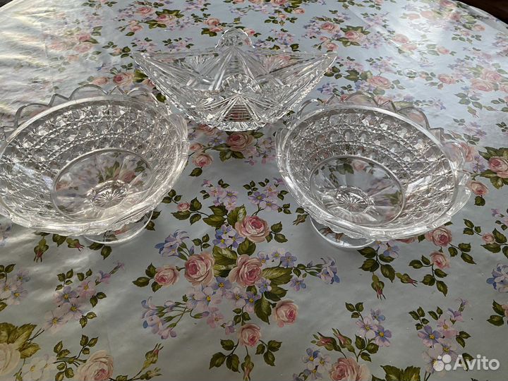 Хрустальная конфетница, ладья СССР