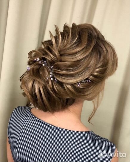 Вечерние причёски,макияж