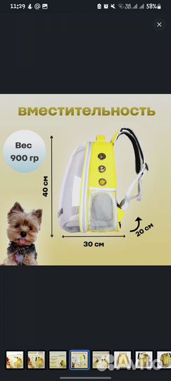 Рюкзак-переноска для животных