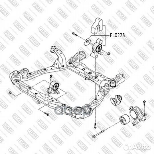 Опора двс FL0223 fixar