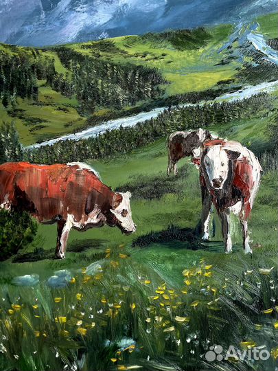 Картина маслом на холсте