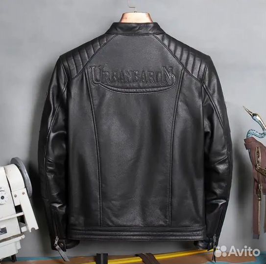 Кожаная куртка мужская
