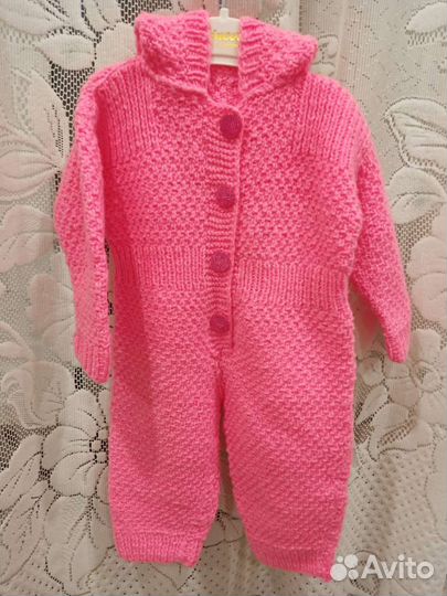 Вязанный комбинезон