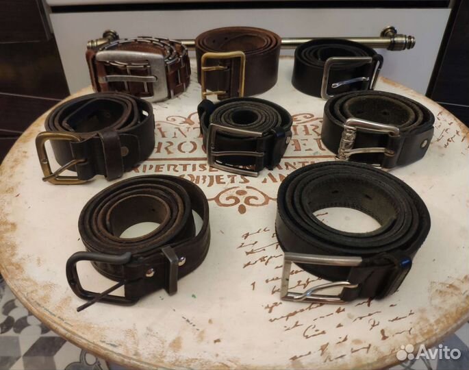 Ремень из натуральной кожи в ассортименте