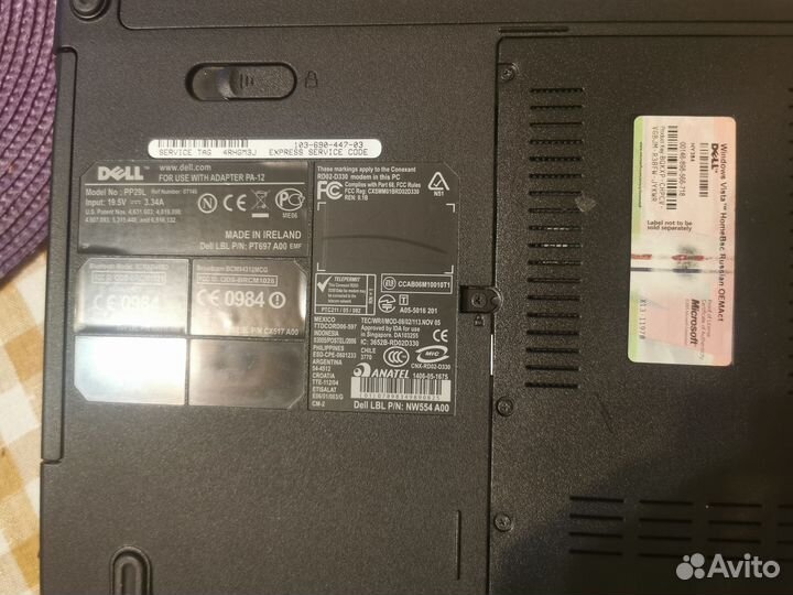 Ноутбук Dell inspiron 1525