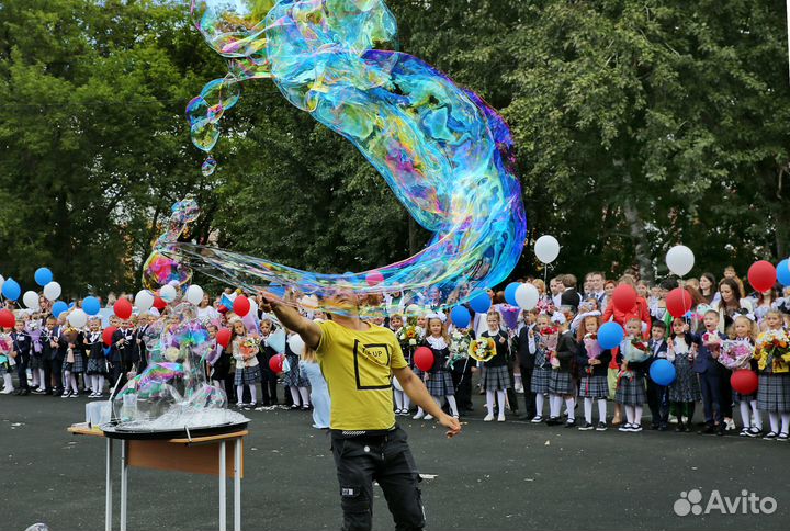 Шоу мыльных пузырей