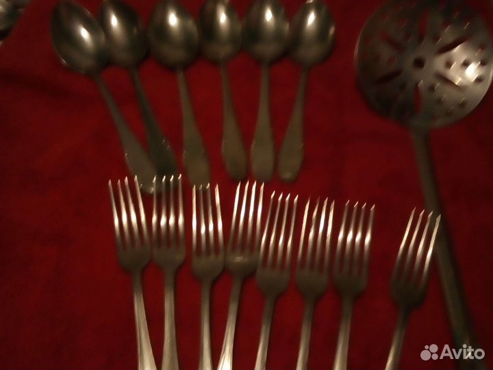 Ложки вилки СССР Пламя новые