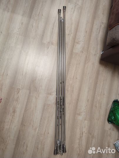 Карнизы для штор двухрядный настенный