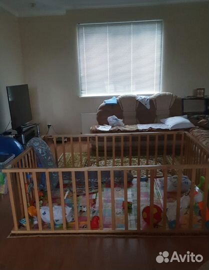 Большой детский манеж 150х200х66