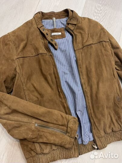 Куртка замша Massimo dutti 42