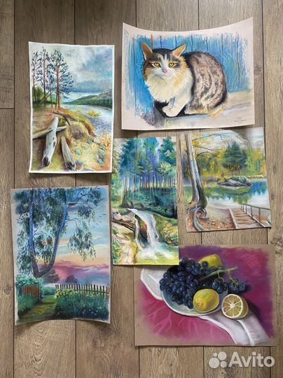 Картины пастелью