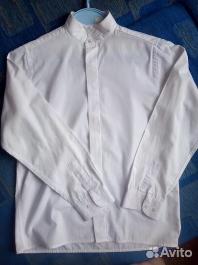 Рубашка школьная белая, 