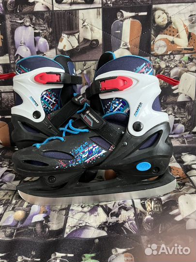Коньки раздвижные 35 38