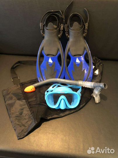 Ласты+маска+трубка детские новые