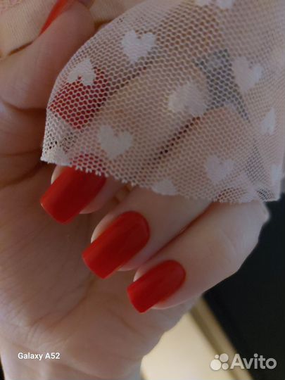 Маникюр, укрепление гелем тонко