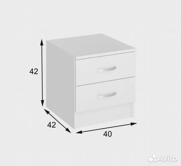 Тумба Ронда белая в наличии