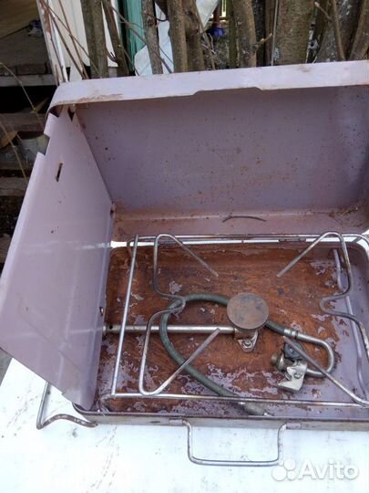 Плита турист с балонами газ