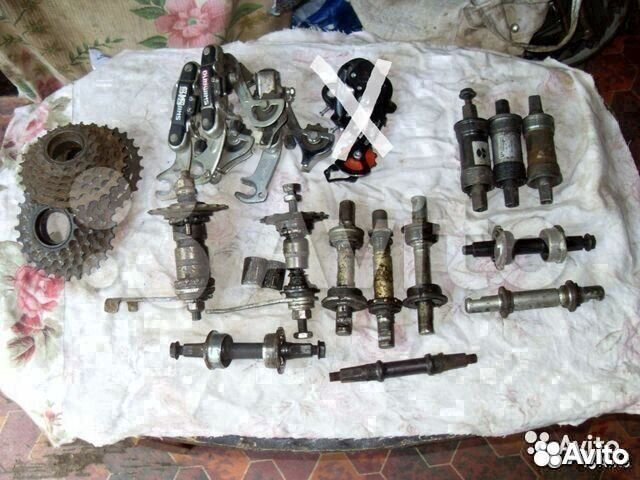 Разные велозапчасти, б/у