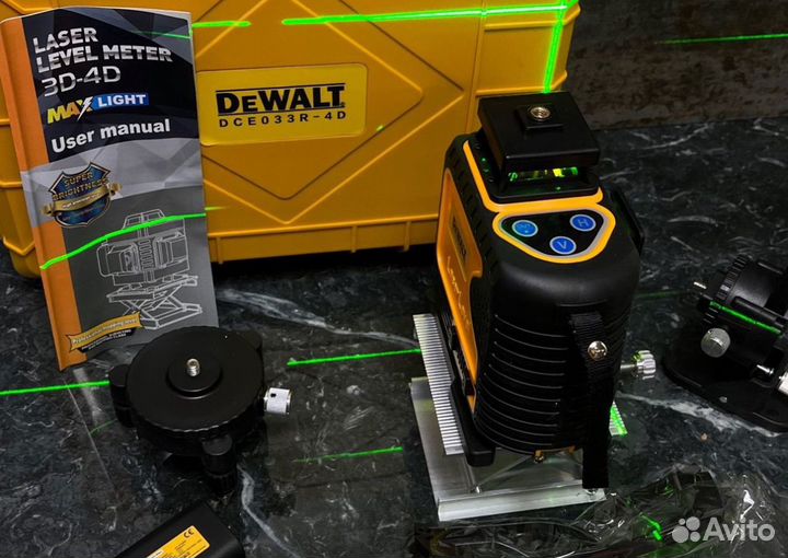 Лазерный уровень dewalt 16 лучей