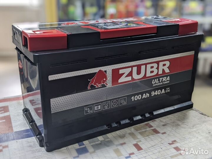 Аккумулятор Zubr Ultra 100 Ач