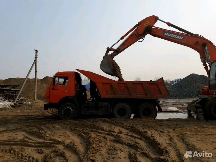 Камаз - песок,щебень,пгс, торф, навоз,земля