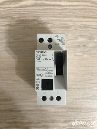 Узо Siemens 5SM3 311-6 rccb