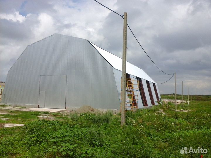 Строительство ангаров,модудьных магазинов