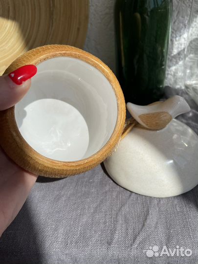 Керамическая баночка ручной работы