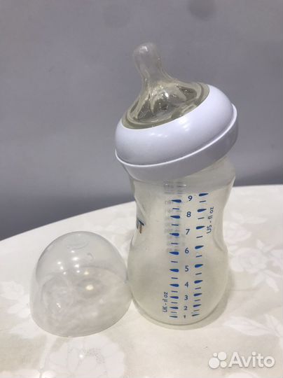 Бутылочка avent и соска для густых жидкостей