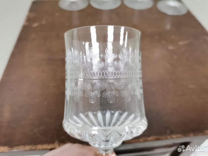 Бокалы для шампанского вино 19 век Россия стекло