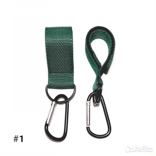 Карабин-вешалка 2шт.на коляску,велосипед,самокат