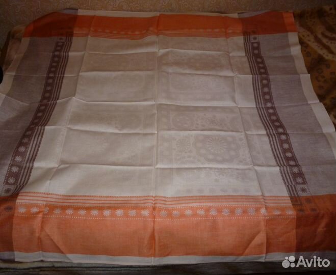 Скатерти льняные и хлопковые из СССР