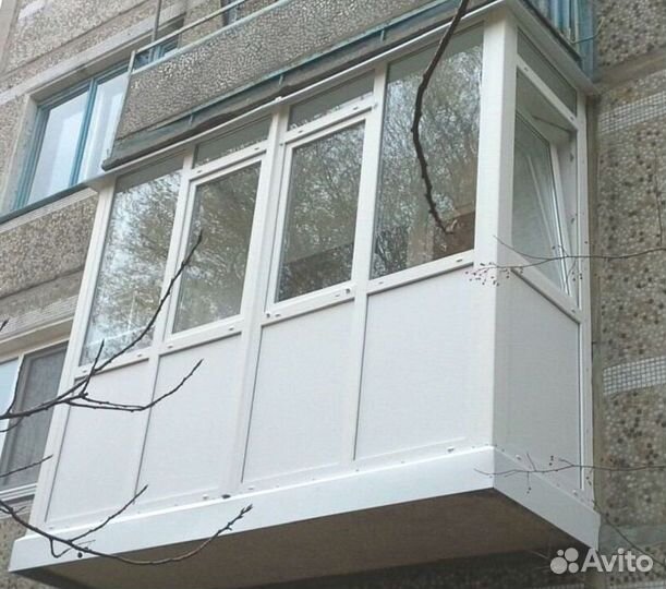 Остекление балконов и лоджий в рассрочку L3342