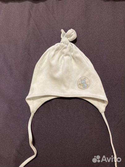 Шапочка для грудничков 1-7 месяцев хлопок