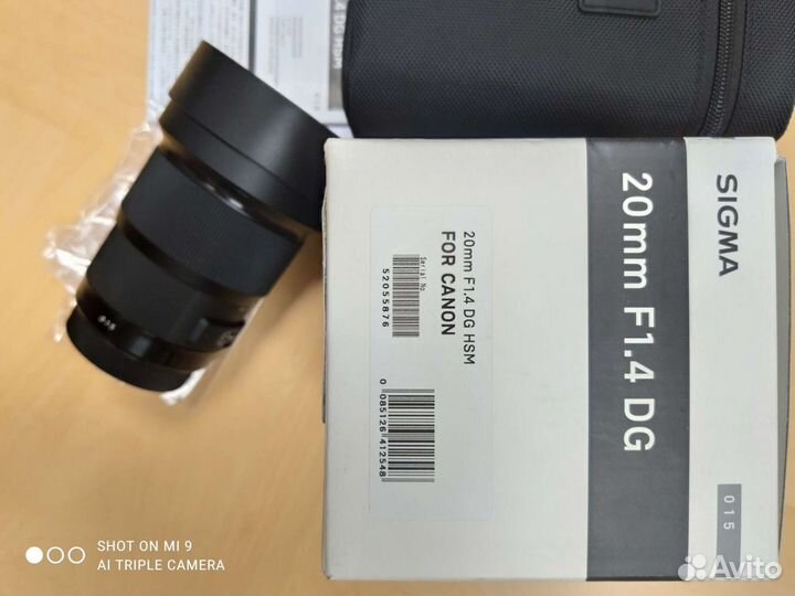Sigma 20/1.4 DG Art для Canon новый