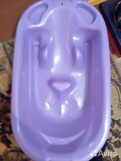 Ванночка для купания с горкой