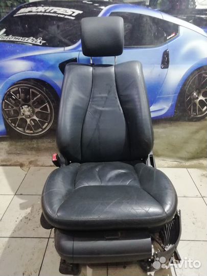 Кожаный салон с обшивками Mercedes W220 Long