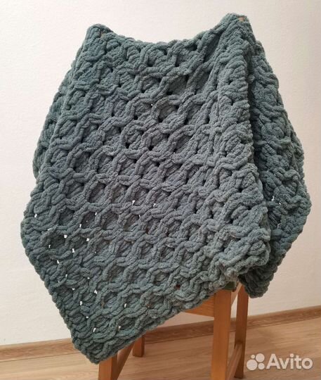 Плед детский вязаный ручная работа