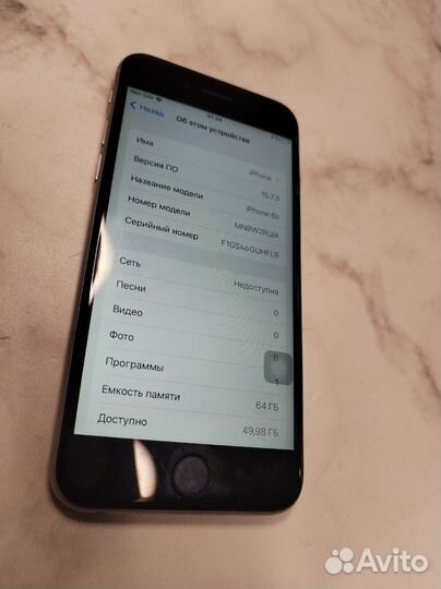 iPhone 6S, 64 ГБ