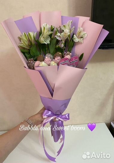 Букет клубника в шоколаде