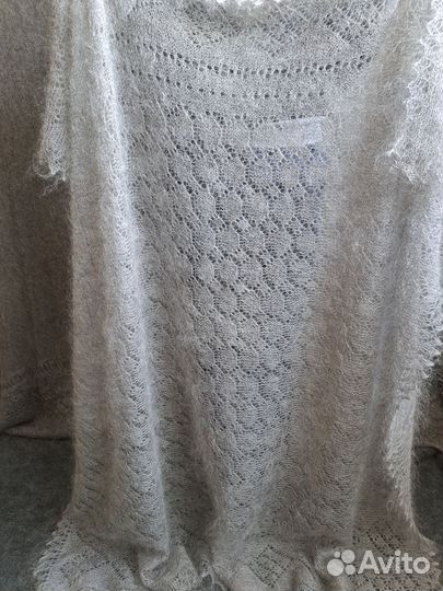 Платок шаль. Ажурная паутинка