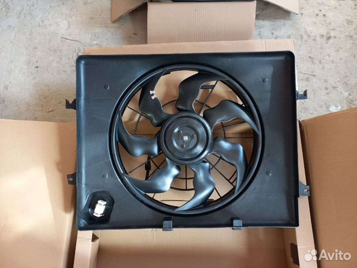 Hyundai sonata 6 7 диффузор вентилятора охлаждения