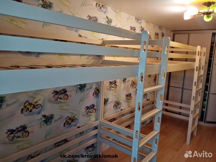 Кровать - чердак (массив)