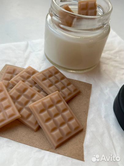 Ароматическая свеча с шоколадками