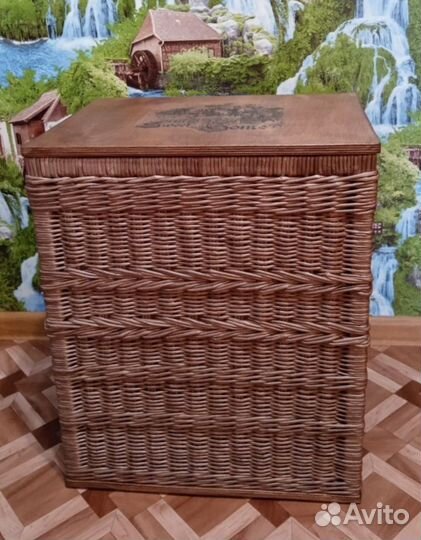 Корзины и короба плетёные под заказ