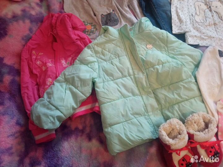 Вещи на девочку пакетом 74-80