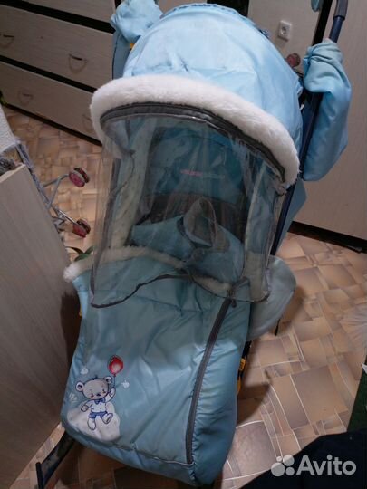 Детские санки коляска