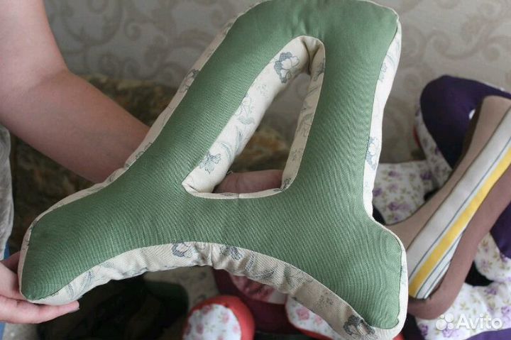 Подушки-буквы