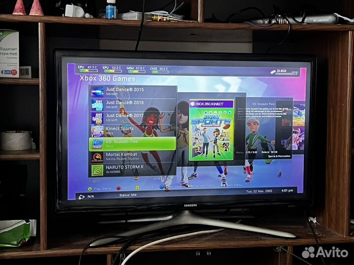 Microsoft Xbox 360 fat любые игры+ kinect